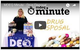 MDEQ Minute - drug disposal video