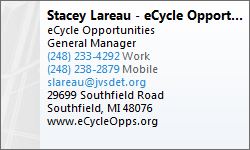 Stacey Lareau - eCycle Opportunities